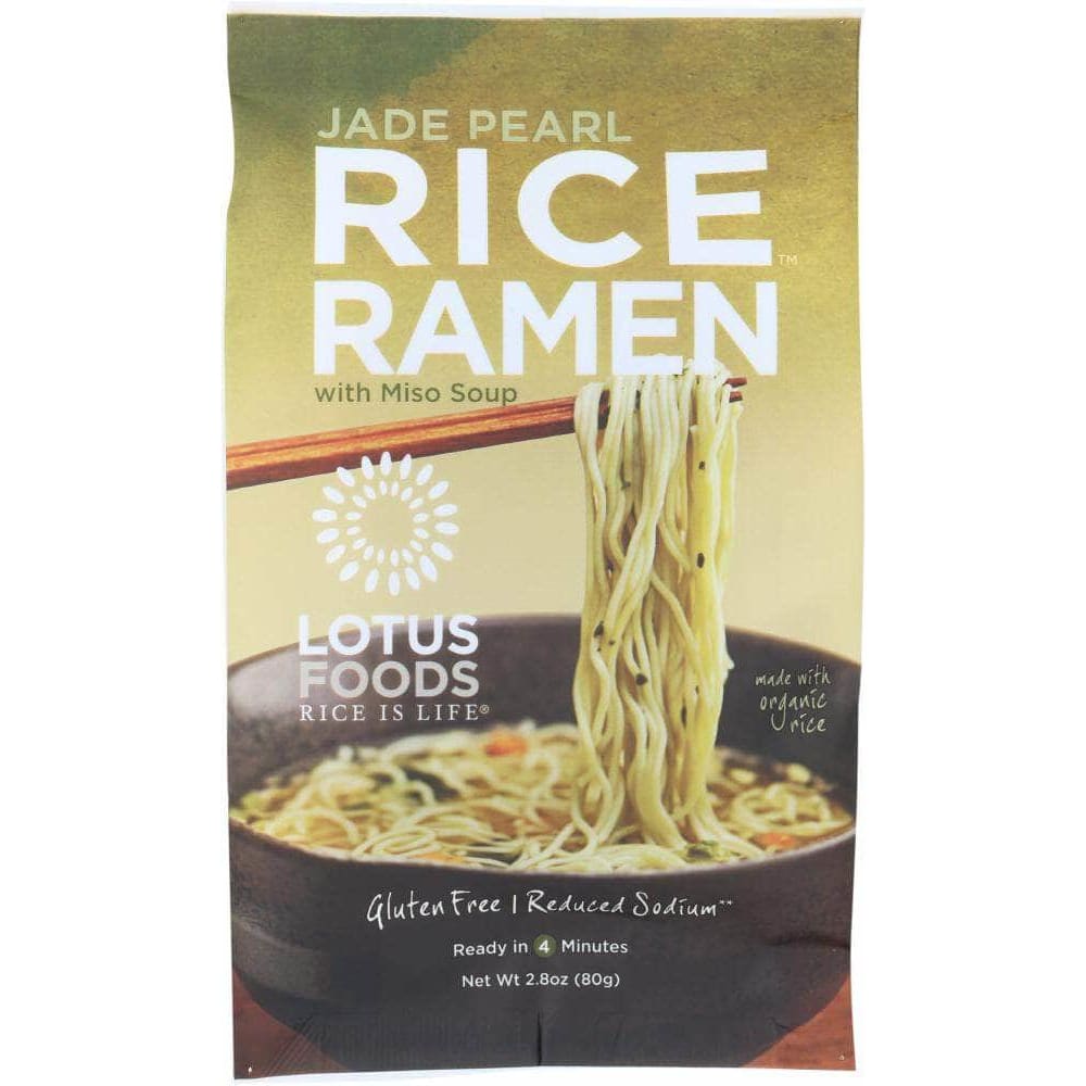 Lotus Foods Lotus Foods Rice Ramen with Miso Soup Jade Pearl, 2.8 oz