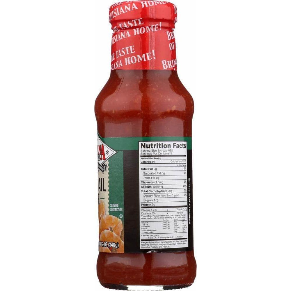 Louisiana Louisiana Fish Fry Cocktail Sauce, 12 oz