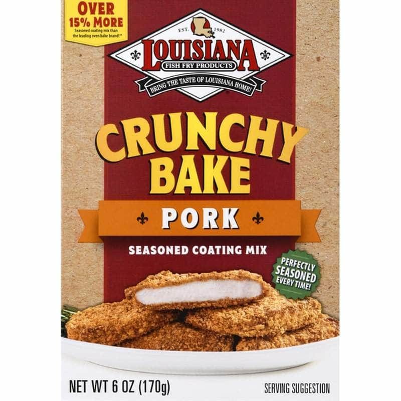 LOUISIANA FISH FRY Louisiana Fish Fry Ssnng Crunchy Bake Pork, 6 Oz