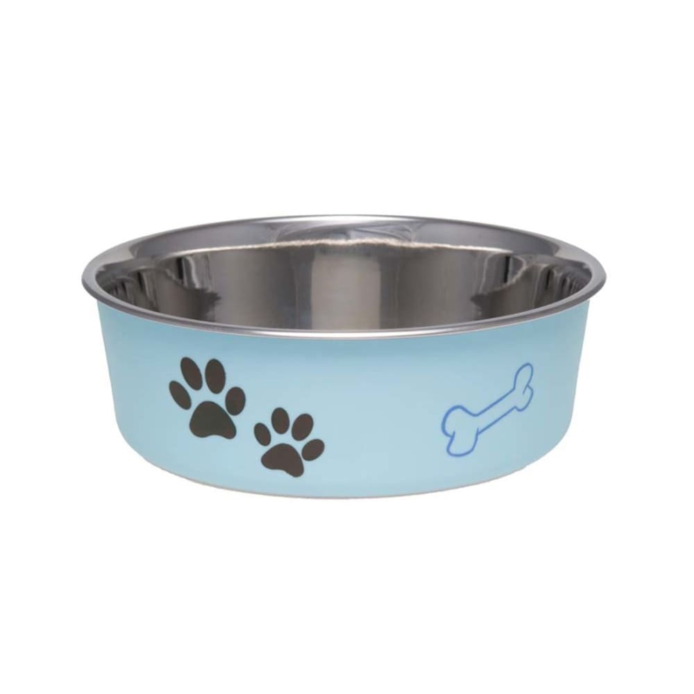 Loving Pets Classic Dog Bowl Paw Print Murano Small - Pet Supplies - Loving Pets