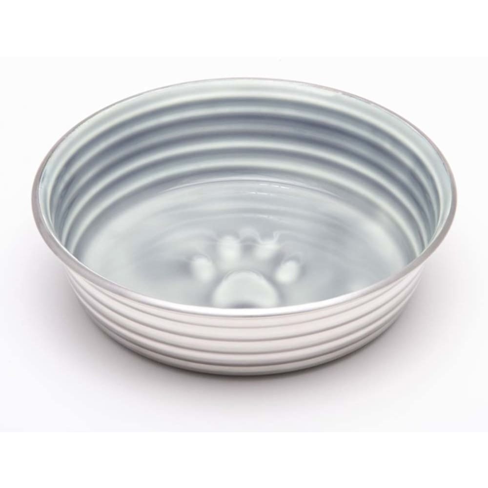 Loving Pets Dog Bowl Paw Print Grey Small - Pet Supplies - Loving Pets