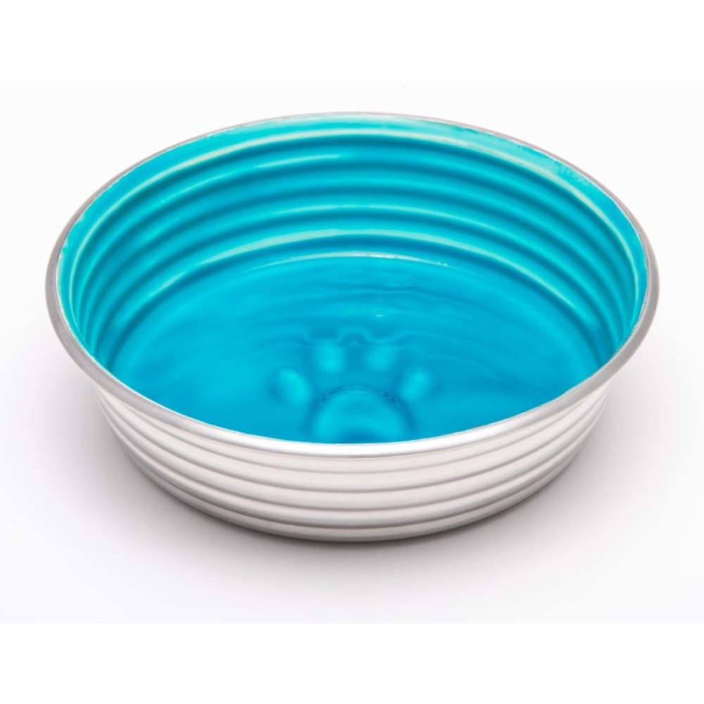 Loving Pets Dog Bowl Paw Print Seine Blue Extra-Small - Pet Supplies - Loving Pets