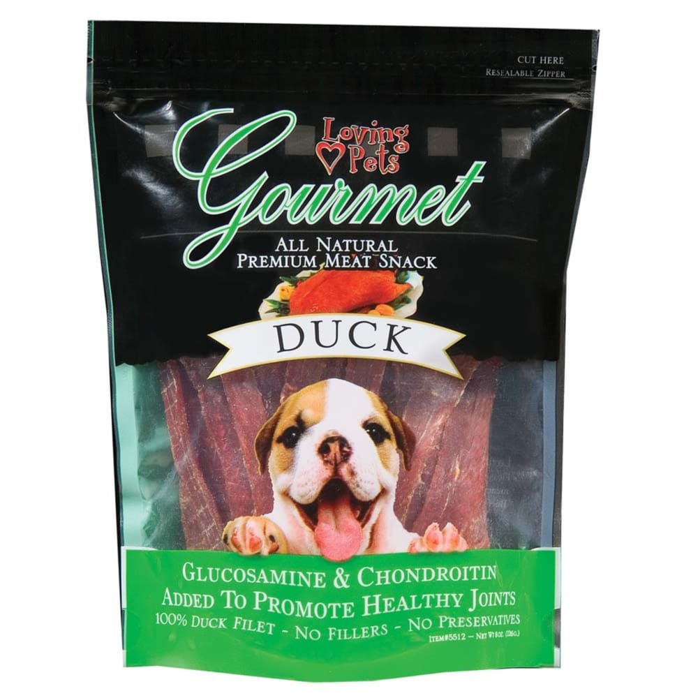 Loving Pets Gourmet Duck Filet Strips Dog Treats 6 oz - Pet Supplies - Loving Pets