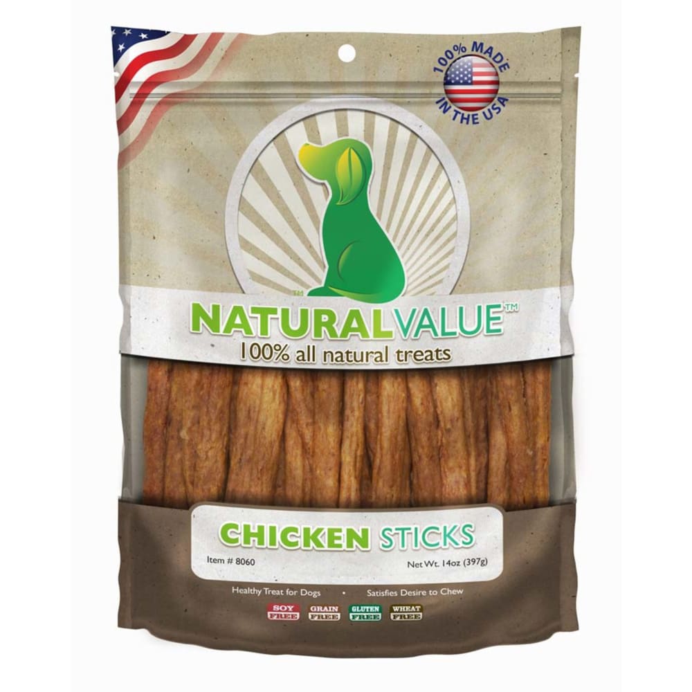 Loving Pets Natural Value Chicken Stick Recipe Dog Treat 14 oz - Pet Supplies - Loving Pets