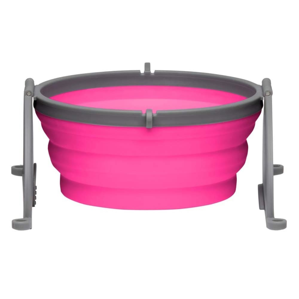 Loving Pets Travel Dog Bowl Pink Medium - Pet Supplies - Loving Pets