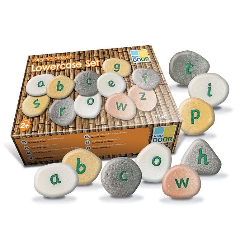 Lowercase Alphabet Pebbles - Letter Recognition - Yellow Door Us LLC