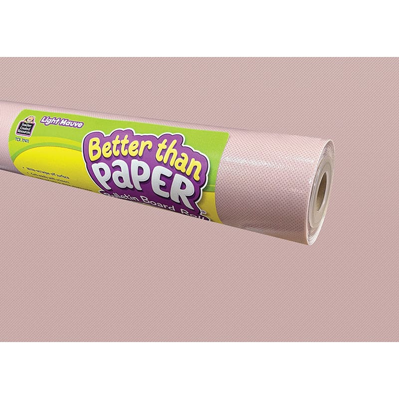 Lt Mauve Bettr Papr Bulletn Rl 4/Pk - Bulletin Board & Kraft Rolls - Teacher Created Resources