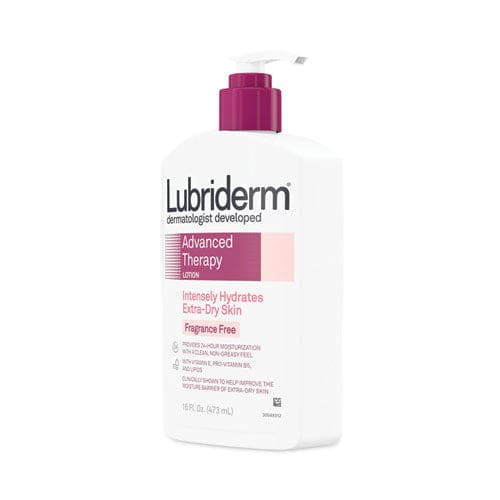 Lubriderm Advanced Therapy Moisturizing Hand/body Lotion 16 Oz Pump Bottle - Janitorial & Sanitation - Lubriderm®