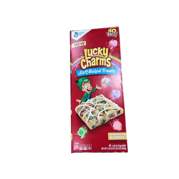 Lucky Charms New Marshmallow Blondie Soft Baked Treats, 40 Bars - ShelHealth.Com