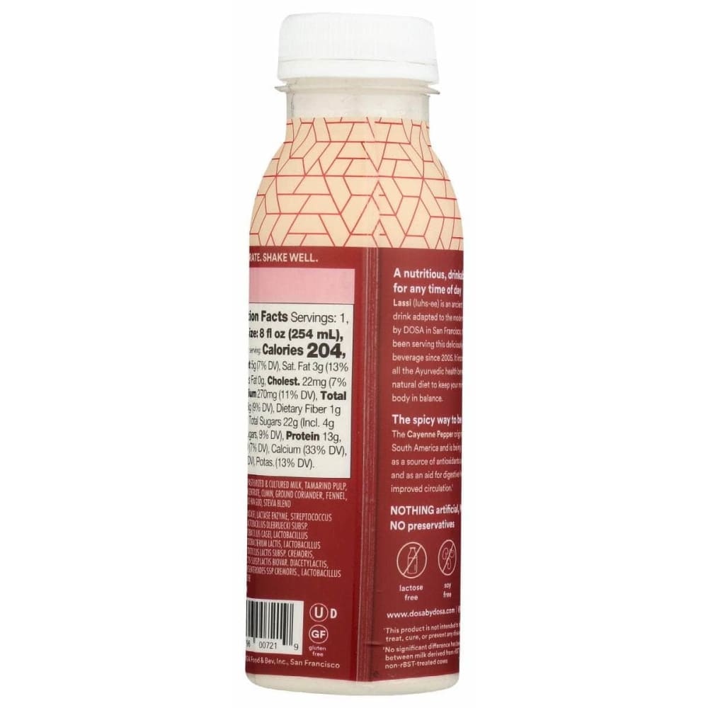 LUHSEE BY DOSA Grocery > Refrigerated LUHSEE BY DOSA: Cayenne Tamarind Lassi, 8 fo