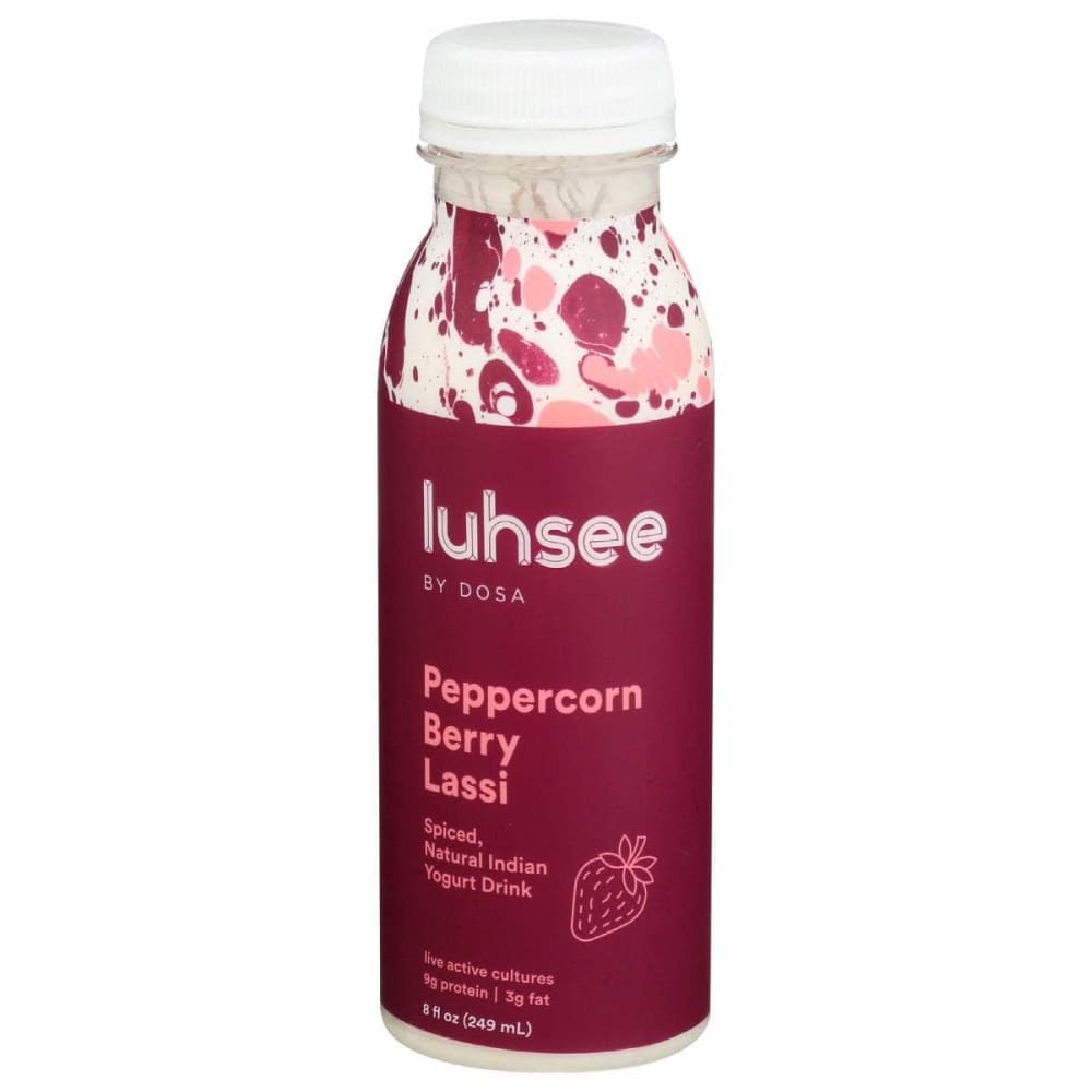 LUHSEE BY DOSA Grocery > Refrigerated LUHSEE BY DOSA: Peppercorn Berry Lassi, 8 fo