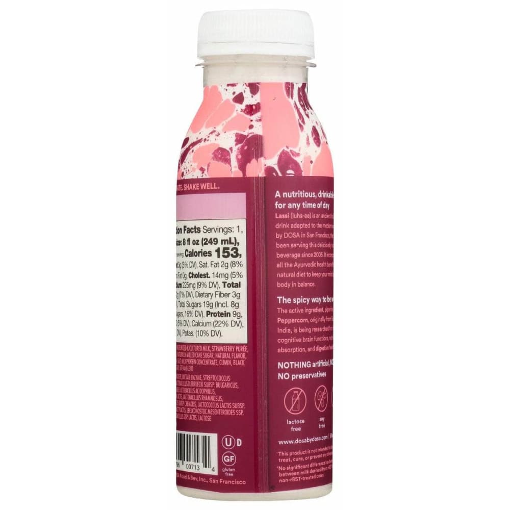 LUHSEE BY DOSA Grocery > Refrigerated LUHSEE BY DOSA: Peppercorn Berry Lassi, 8 fo