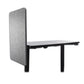 Lumeah Desk Modesty Adjustable Height Desk Screen Cubicle Divider And Privacy Partition 23.5 X 1 X 36 Polyester Gray - Furniture - Lumeah