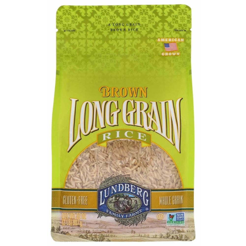 LUNDBERG LUNDBERG Rice Brwn Long Prem, 32 oz