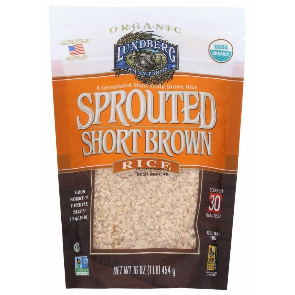 LUNDBERG LUNDBERG Rice Sprtd Brwn Short, 16 oz