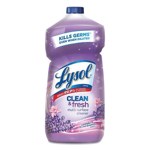 LYSOL Brand Clean And Fresh Multi-surface Cleaner Lavender And Orchid Essence 144 Oz Bottle - School Supplies - LYSOL® Brand