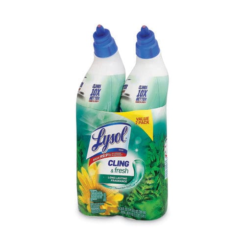 LYSOL Brand Cling And Fresh Toilet Bowl Cleaner Forest Rain Scent 24 Oz 2/pack - Janitorial & Sanitation - LYSOL® Brand