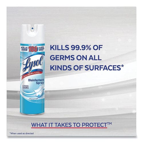 LYSOL Brand Disinfectant Spray Crisp Linen 12.5 Oz Aerosol Spray 2/pack 6 Pack/carton - School Supplies - LYSOL® Brand