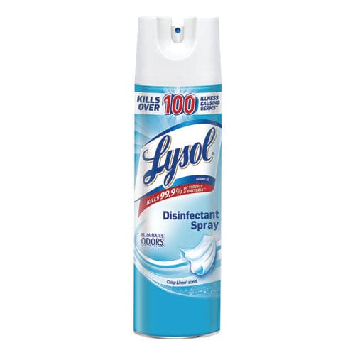 LYSOL Brand Disinfectant Spray Crisp Linen 19 Oz Aerosol Spray 12/carton - School Supplies - LYSOL® Brand