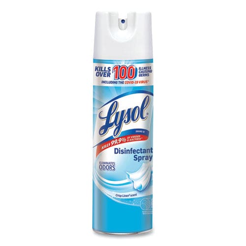 LYSOL Brand Disinfectant Spray Crisp Linen 19 Oz Aerosol Spray 12/carton - School Supplies - LYSOL® Brand