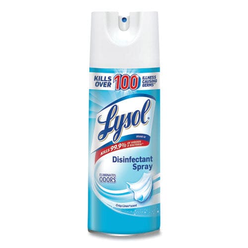 LYSOL Brand Disinfectant Spray Crisp Linen Scent 12.5 Oz Aerosol Spray 12/carton - School Supplies - LYSOL® Brand