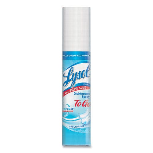 LYSOL Brand Disinfectant Spray To Go Crisp Linen 1 Oz Aerosol Spray 12/carton - School Supplies - LYSOL® Brand