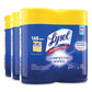 LYSOL Brand Disinfecting Wipes 7 X 7.25 Lemon And Lime Blossom 80 Wipes/canister 2 Canisters/pack 3 Packs/carton - School Supplies - LYSOL®