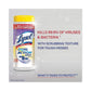 LYSOL Brand Dual Action Disinfecting Wipes 7 X 7.5 Citrus White/purple 35/canister 12 Canisters/carton - School Supplies - LYSOL® Brand