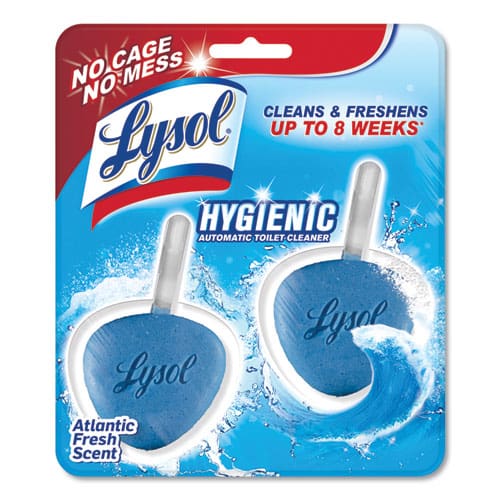 LYSOL Brand Hygienic Automatic Toilet Bowl Cleaner Lemon Breeze 2/pack - Janitorial & Sanitation - LYSOL® Brand