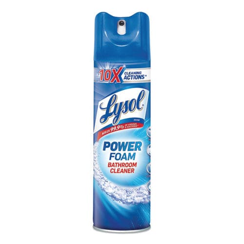 LYSOL Brand Power Foam Bathroom Cleaner 24 Oz Aerosol Spray 12/carton - School Supplies - LYSOL® Brand