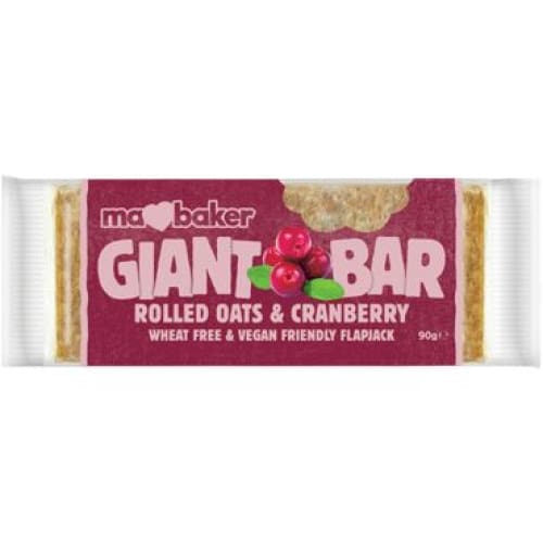 MA BAKER Oat Muesli Bar with Cranberries 3.17 oz. (90 g.) - MA BAKER