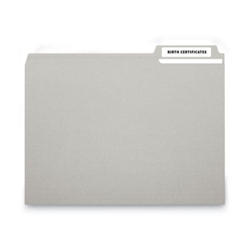 MACO Cover-all Opaque File Folder Labels Inkjet/laser Printers 0.66 X 3.44 White 30 Labels/sheet 50 Sheets/box - Office - MACO®