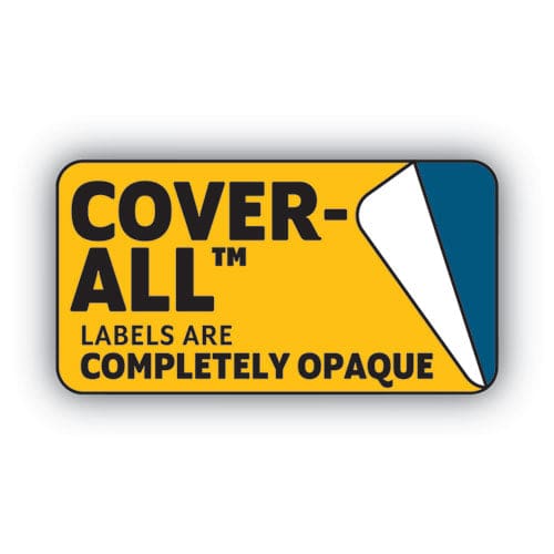 MACO Cover-all Opaque File Folder Labels Inkjet/laser Printers 0.66 X 3.44 White 30 Labels/sheet 50 Sheets/box - Office - MACO®