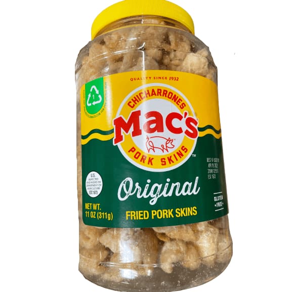 Mac's Mac's Original Crispy Fried Pork Skins, 11 oz