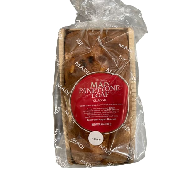 Madi Classic Panettone Loaf 26.4 oz. - Madi