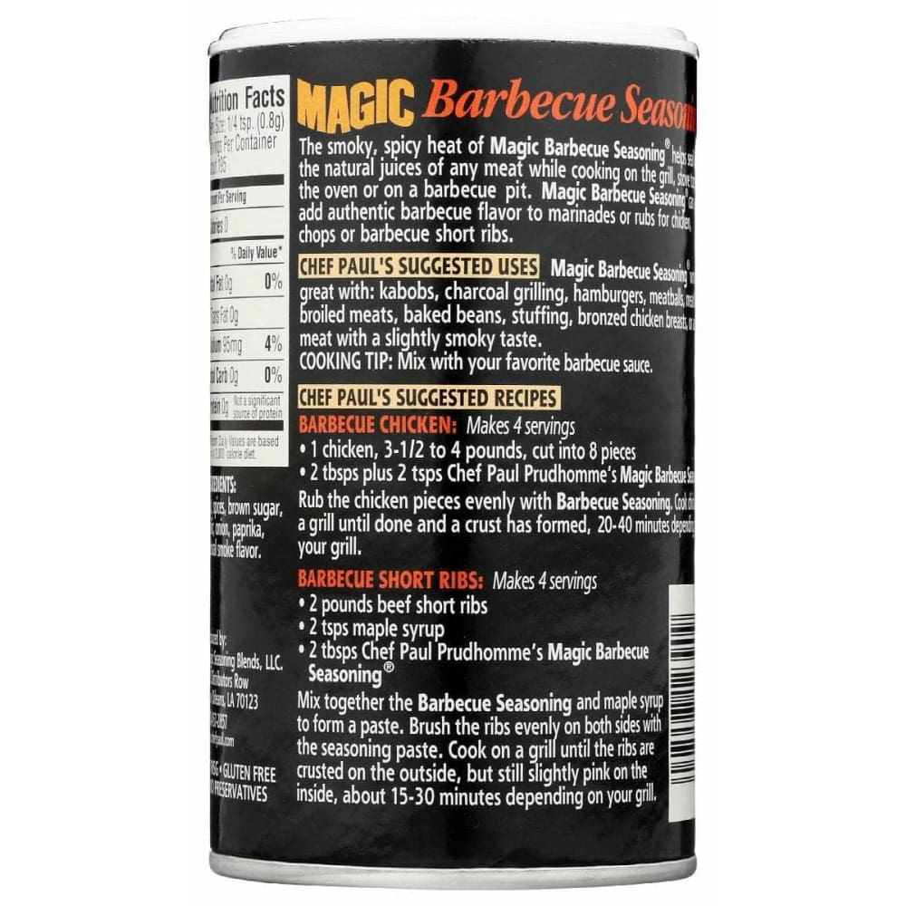 MAGIC SEASONING BLENDS Magic Seasoning Blends Barbecue Seasoning, 5.5 Oz