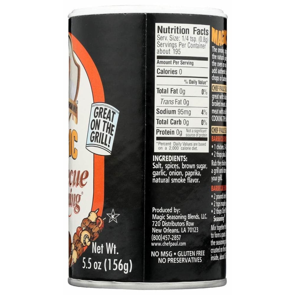 MAGIC SEASONING BLENDS Magic Seasoning Blends Barbecue Seasoning, 5.5 Oz