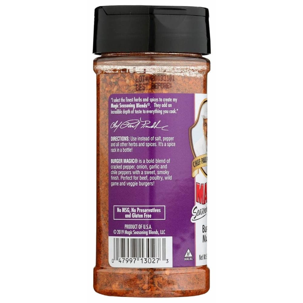 MAGIC SEASONING BLENDS Magic Seasoning Blends Burger Magic, 6 Oz