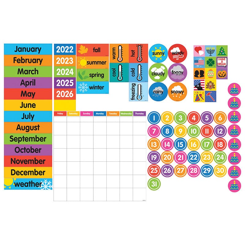 Magnet Tools Giant Magnetic Calendar Set - Calendars - Dowling Magnets