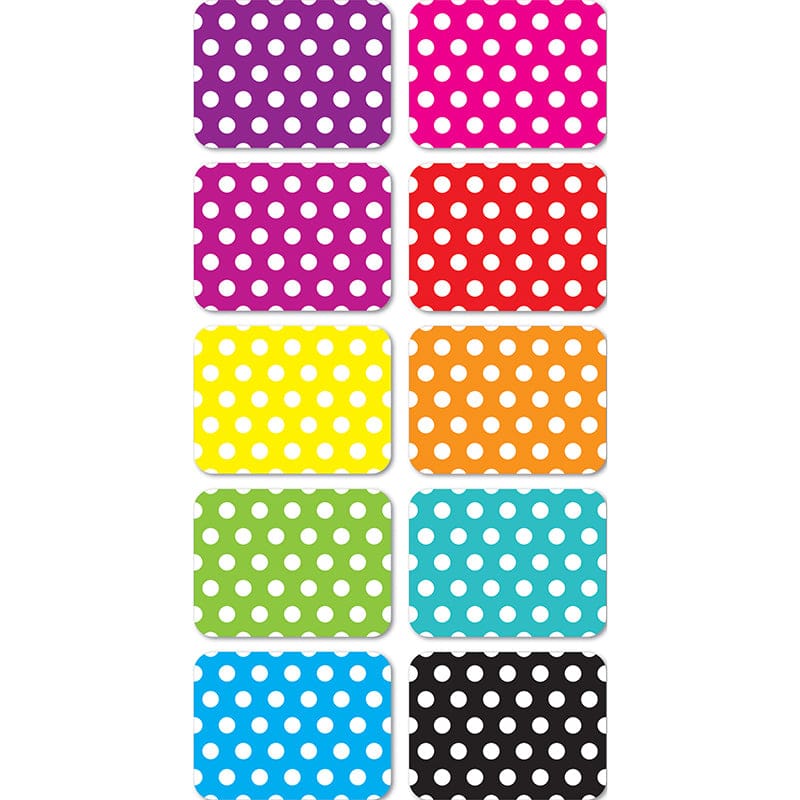 Magnetic Dots 10Pk Mini Whiteboard Erasers (Pack of 2) - Erasers - Ashley Productions