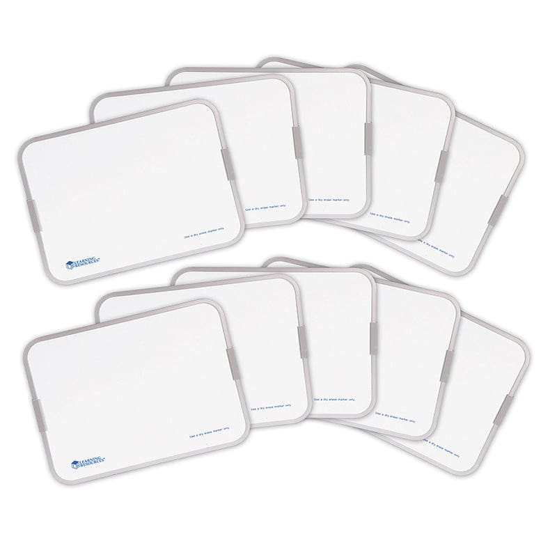 Magnetic Dry-Erase Boards 10St 2 Sided - Dry Erase Boards - Learning Resources
