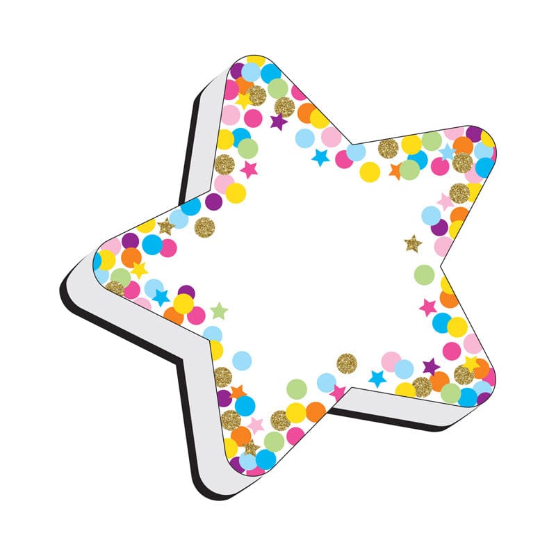 Magnetic Erasers Star Confetti Whiteboard (Pack of 10) - Erasers - Ashley Productions