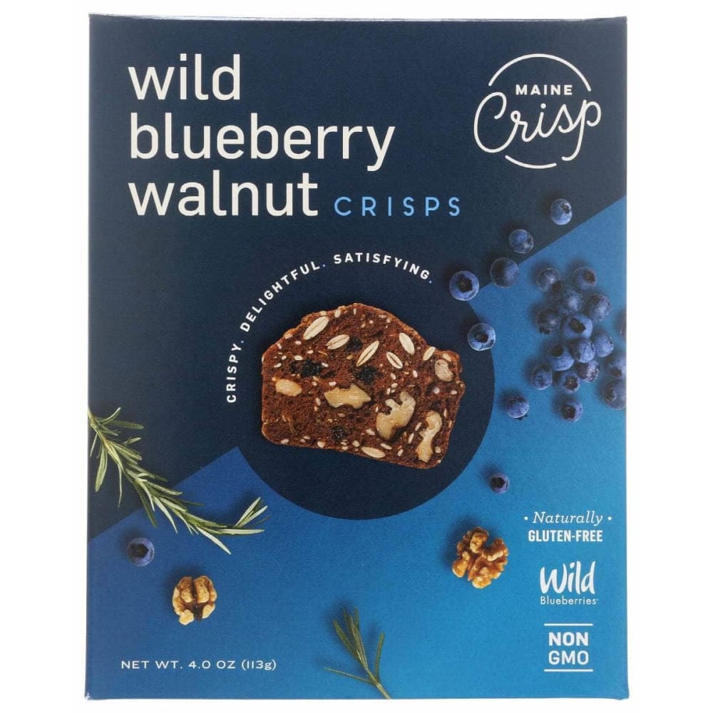 MAINE CRISP Maine Crisp Crisps Blueberry Walnut, 4 Oz