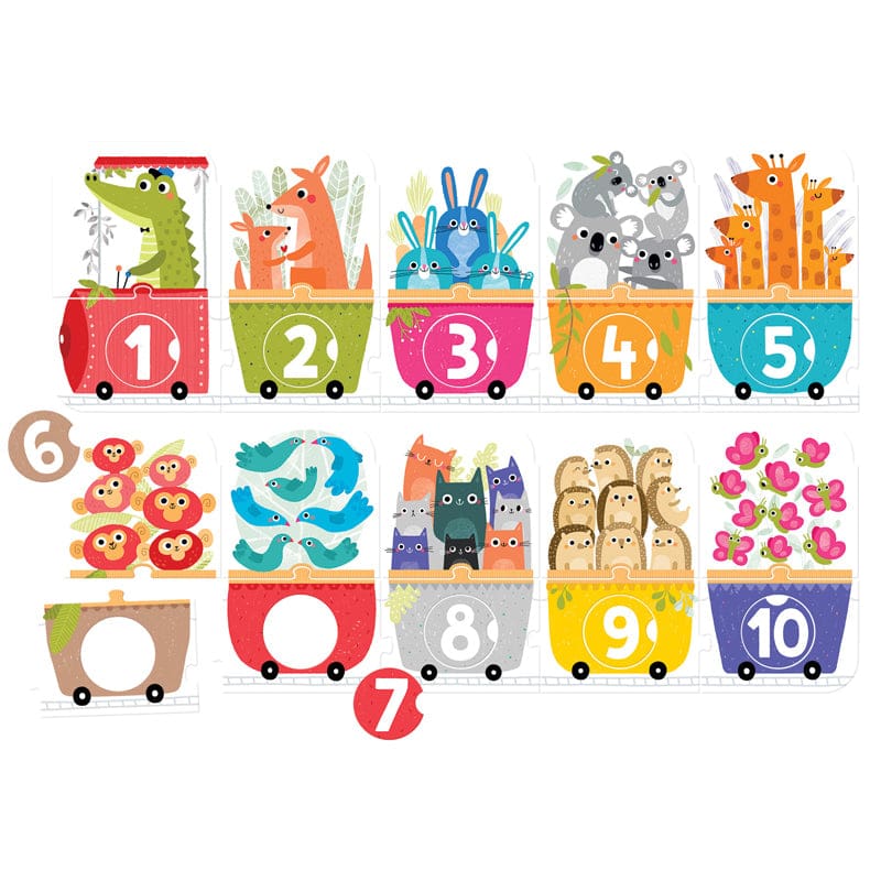 Make A Match Puzzle Number Train - Puzzles - Banana Panda