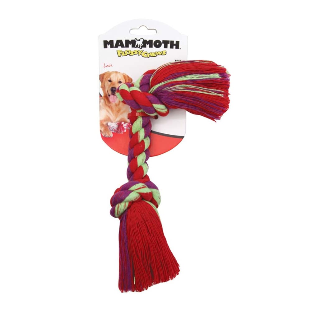 Mammoth Pet Products Cotton Blend Color Rope Bone Dog Toy Assorted 12 in Medium - Pet Supplies - Mammoth Pet