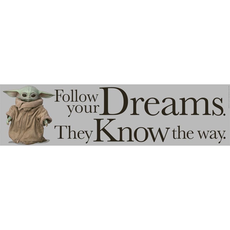 Mandalorian Follow Dreams Banner (Pack of 10) - Banners - Eureka