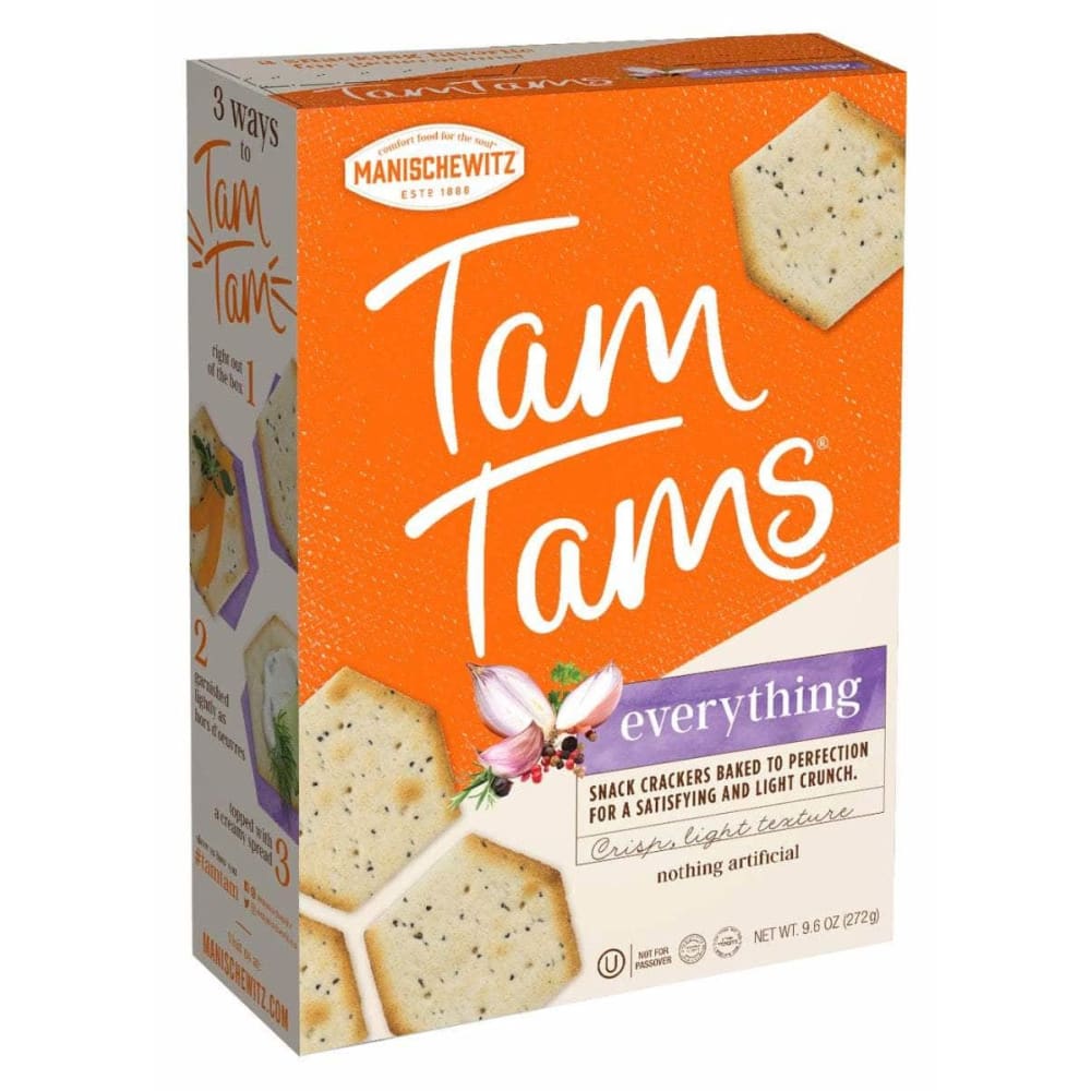 MANISCHEWITZ Manischewitz Cracker Snk Tamtam Evrthng, 9.6 Oz