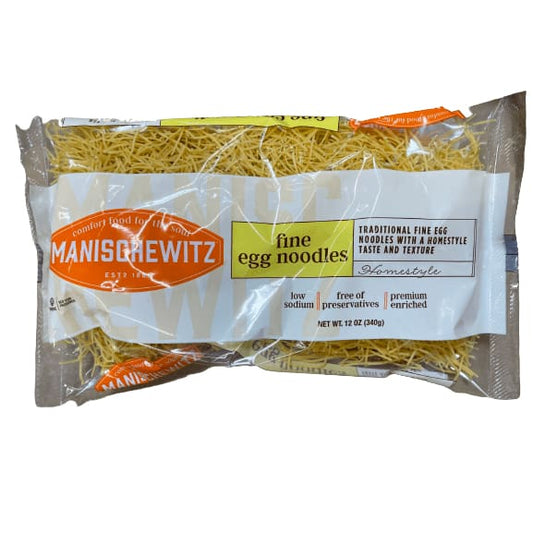 Manischewitz Manischewitz Fine Egg Noodles, 12 oz