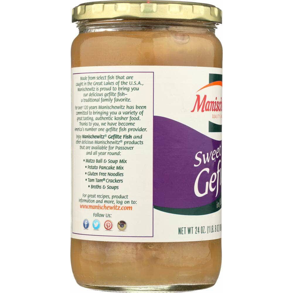 Manischewitz Manischewitz Sweet Gefilte Fish in Jelled Broth, 24 Oz