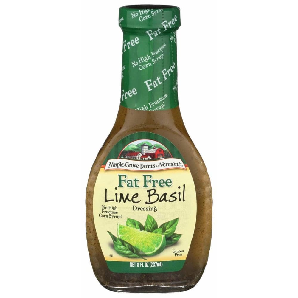 MAPLE GROVE MAPLE GROVE Fat Free Lime Basil Dressing, 8 oz